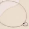 Minimalist Heart/Sphere Pendant Necklace Sophisticated Clavicle Chain Handmade Accessory for Casual Or Party Wear