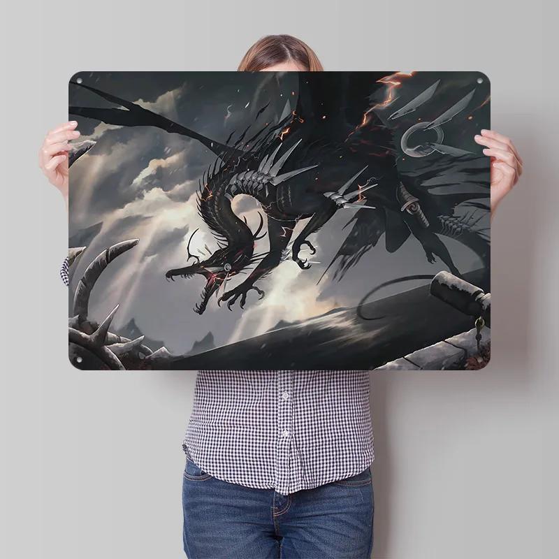 Erosion Personalized D Textured Metal Poster Wall Art Tinplate Sign for Home Decoration Gaming Bedroom Accessories Desk Decor