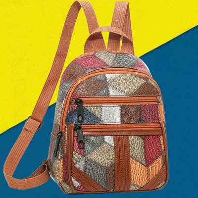 Women's New Soft Leather High-end Casual Fashion Women's Backpack Lightweight and Simple Travel Backpack