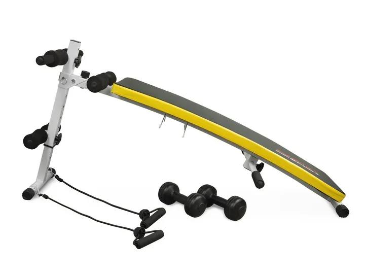 Bancă de antrenament cu înclinație Neo-Sport Bancă de exerciții Antrenament pentru corp complet Bancă de presă pentru sala de forță de acasă Antrenament de forță cu expander cu gantere