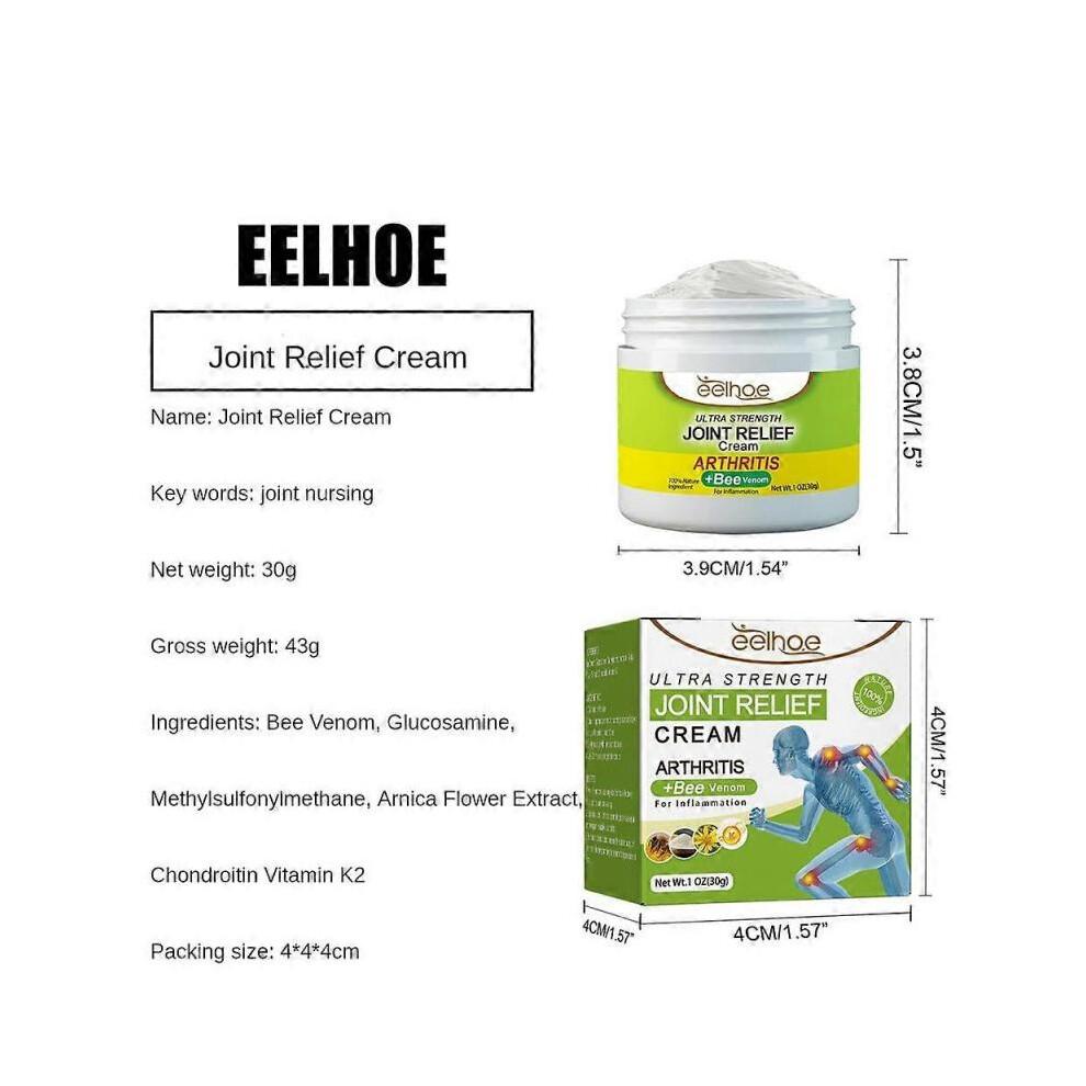 3PCS Beevana Bee Venom Joint and Bone Therapy Cream,Bee Venom Joint Bone Relief Cream