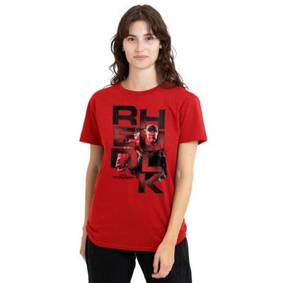 Captain America: Brave New World Unisex Adult Red Hulk Logo T-Shirt