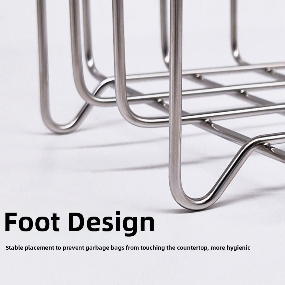 Multifunctional Sink Garbage Organizer Rust-proof Rubbish Drain Basket  Garbage Management