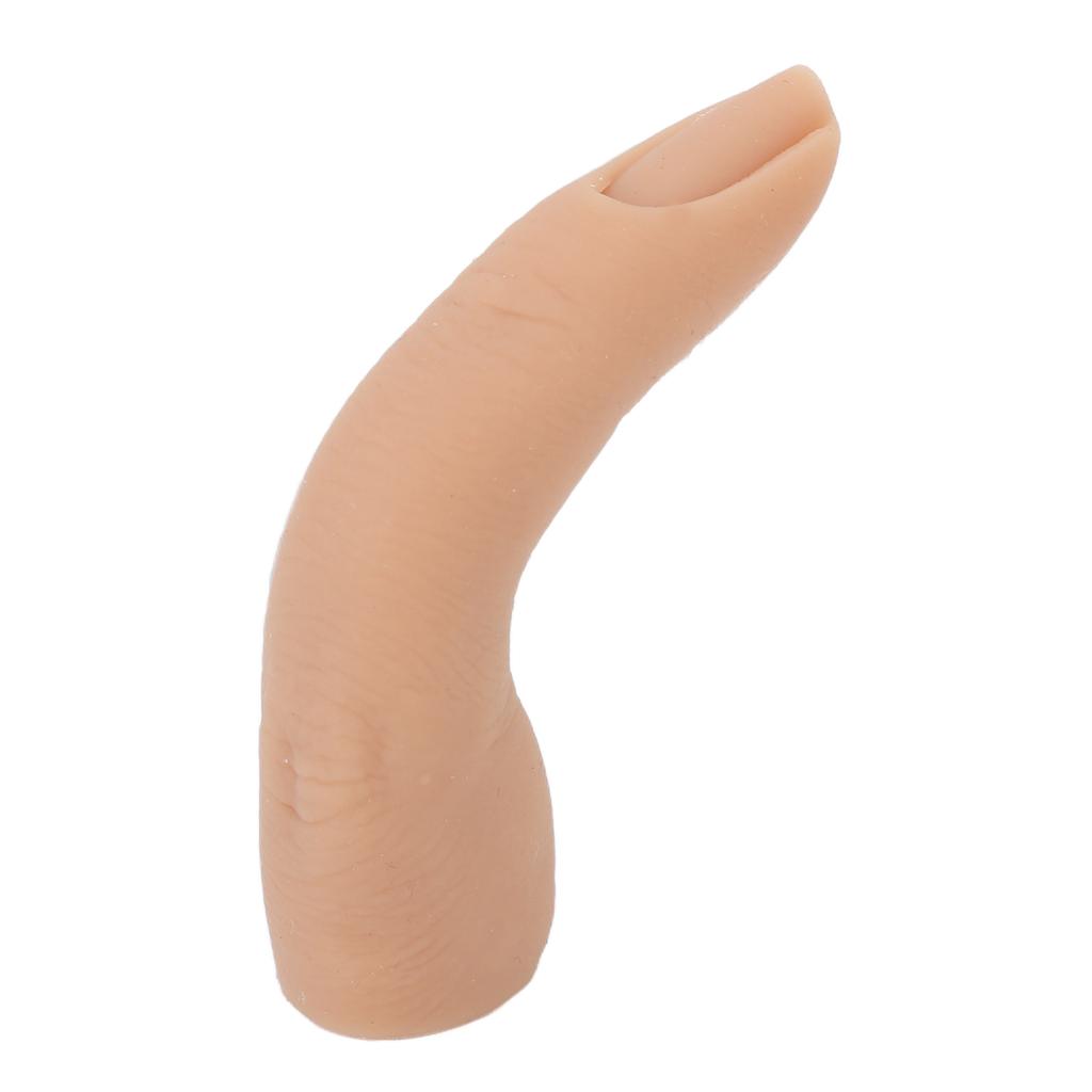 Tattoo Practice Finger Model Professional Silicone Bendable Fake Nail Art Training Finger for Acupuncture
