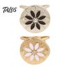 Fashion Scarf Jewelry Retro Flower Ring, Elegant Rhinestone Clip, Accessory Decorative Holder Slide for Women Neckerchiefs Shirts Shawls Clip