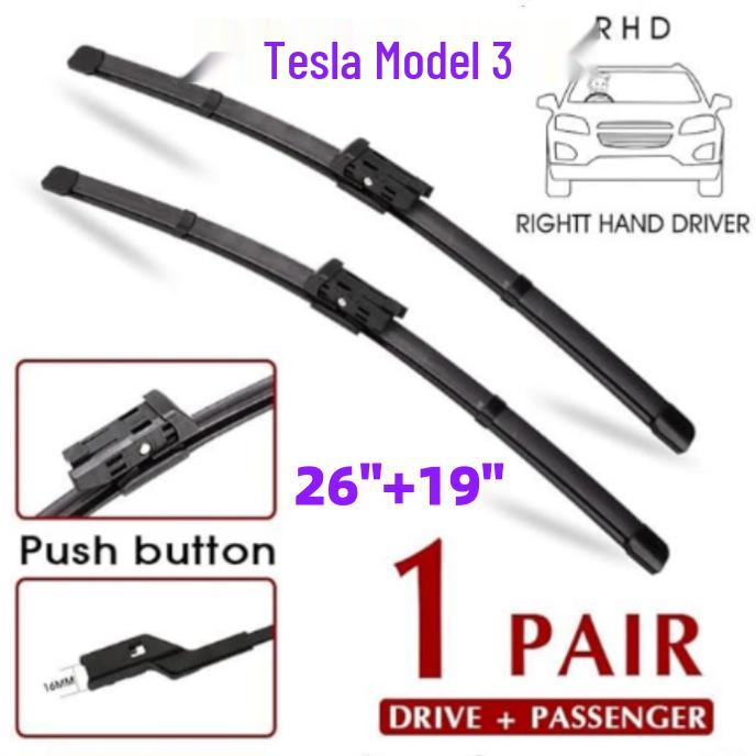 

Щетки стеклоочистителя Tesla Model 3 (2018-2021 гг.) Бескаркасные 26 +19