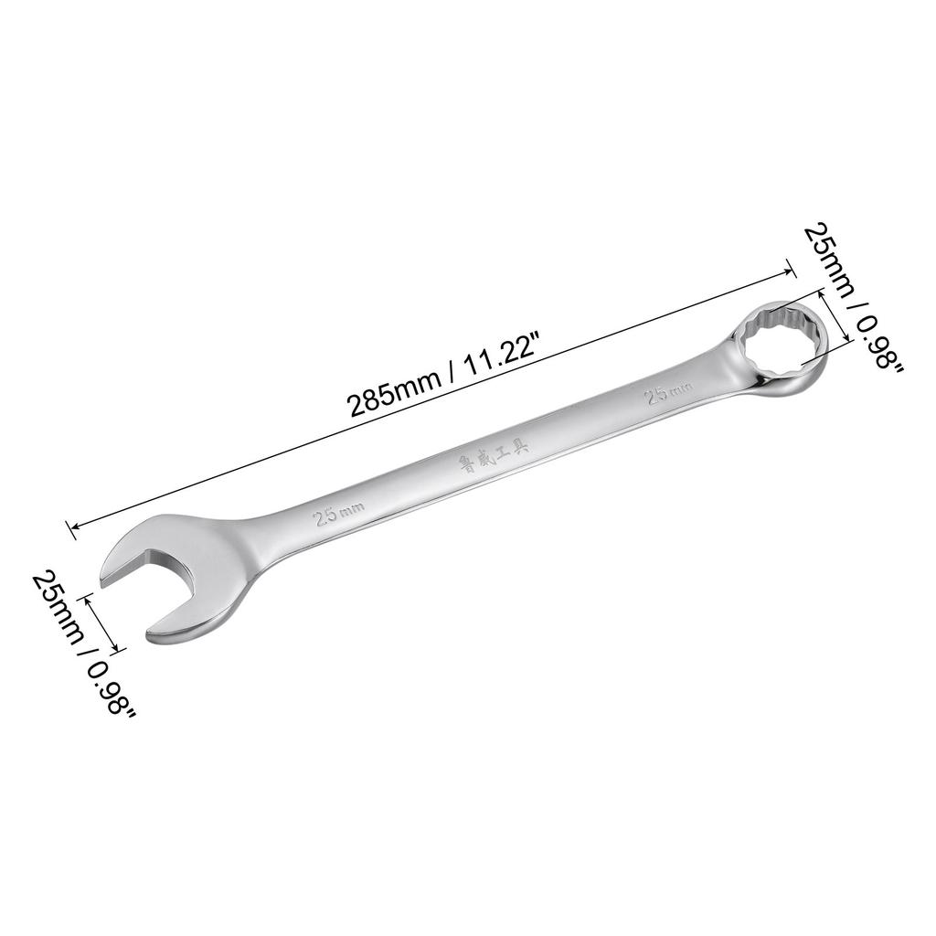 Metric Combination Wrench Spanner 12-Point Box Open End Wrench Cr-V Hand Tools 7/14/20/25/26/27/28/29/30/32/34mm
