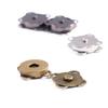 Silvery Bronze Plum Shape Craft Clasp Closures Metal DIY Accessories Snaps Adsorption Buckle Buttons