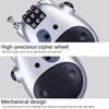 Universal Motorcycle Helmet  Lock Telescopic Wire Rope Steel Cable Password Lock