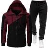 Men's Two-Tone Sports Jacket + Velvet Winter Suit 