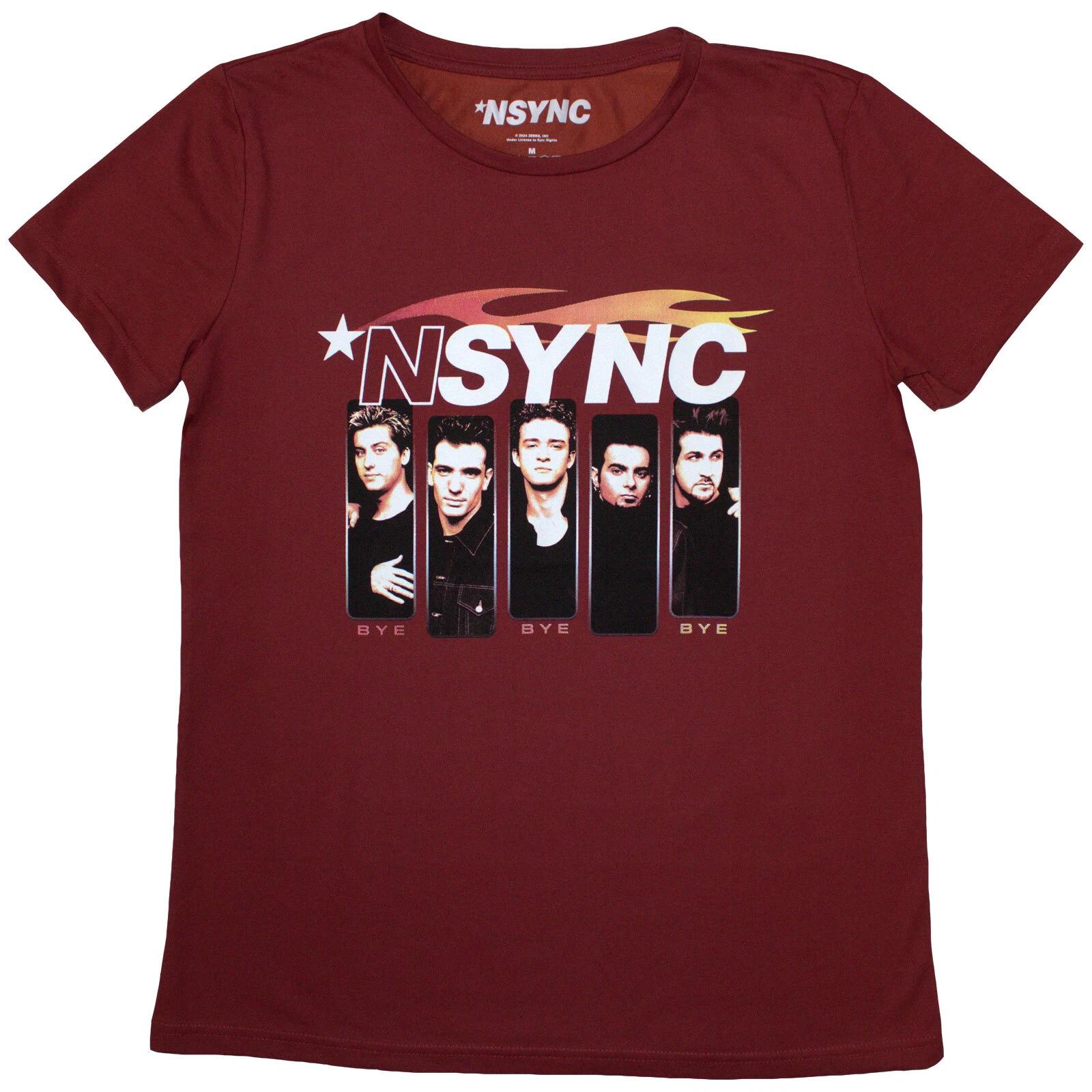 NSYNC Ladies T-Shirt: Flame Logo (XX-Large) 3XL