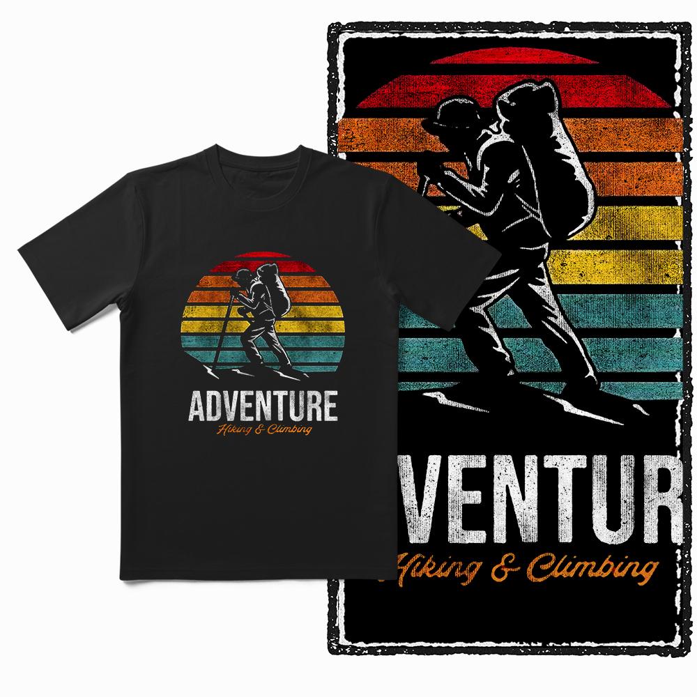 

Coolmind YA008 100% cotton adventure print men T shirt big size cool exclusive graphic men tshirt loose cotton tee shirt man 4XL