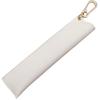 INS Waterproof PU Pen Pouch with Hook Portable Pencil Case Lychee Grain Pen Holder Students Gift