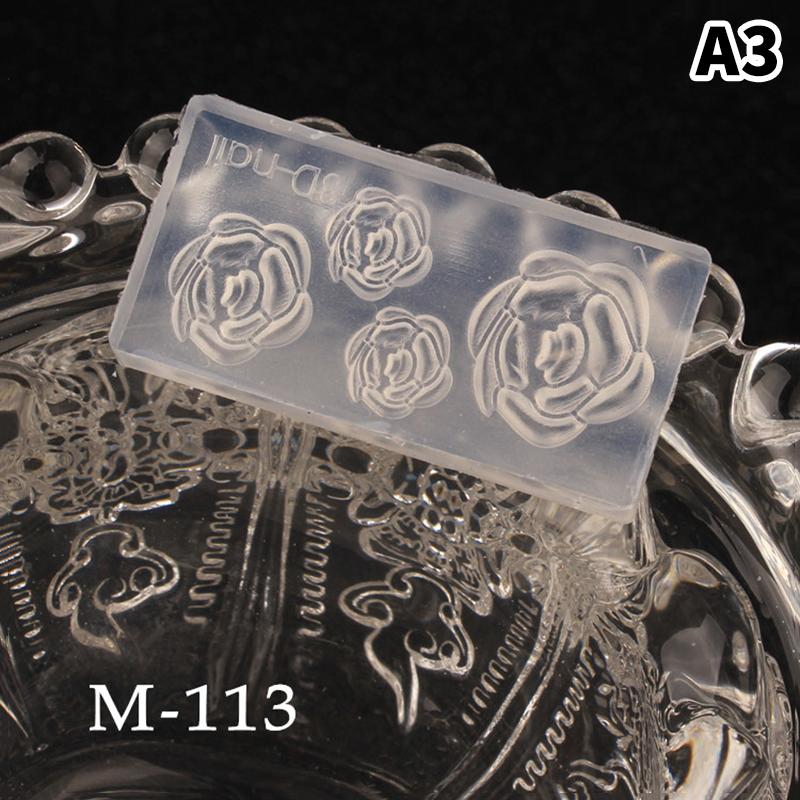 

Мультяшный силиконовый молд для ногтей бантик цветок украшения для ногтей ногти DIY дизайн стереоскопическая штамповочная пластина инструменты для маникюра товары для искусства