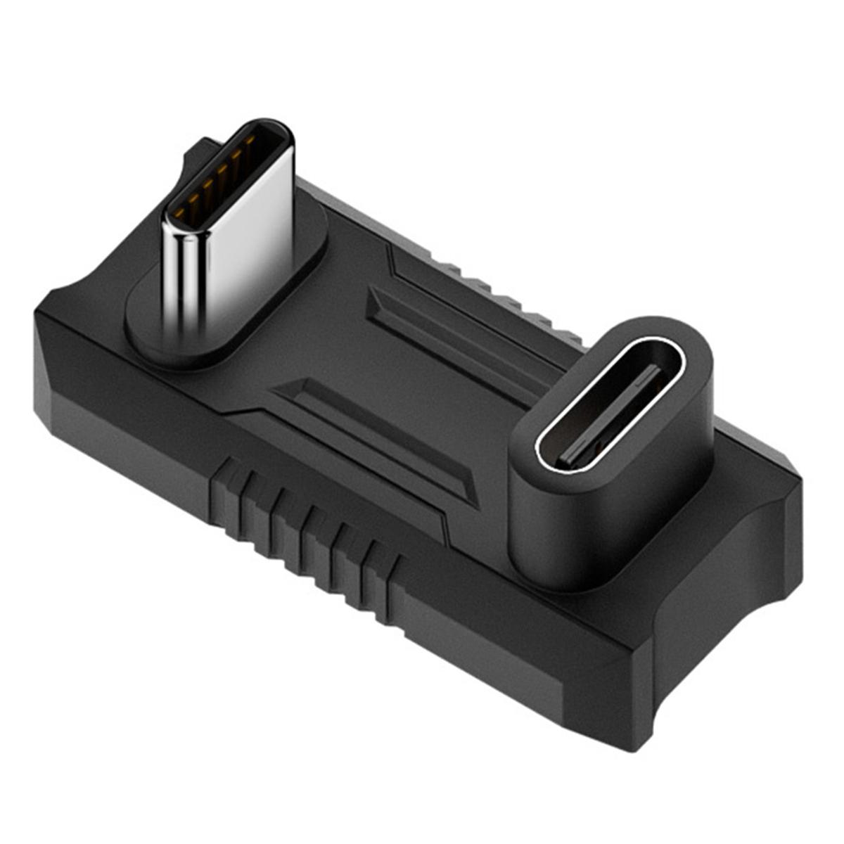 

UC-068-OU USB-C Male to Female Power Data Video Adapter Opposite U Shape Back Angled Converter (13.5mm Distance Space) As Shown A