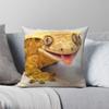 Male Crested Gecko Square Pillowcase Polyester Linen Velvet Pattern Zip Decor Pillow Case Bed Cushion Cover