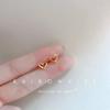 Gold Color Simple Small Butterfly Stud Earrings for Women Cute Hypoallergenic Daily Wear Ear Piercing Jewelry Wholesale