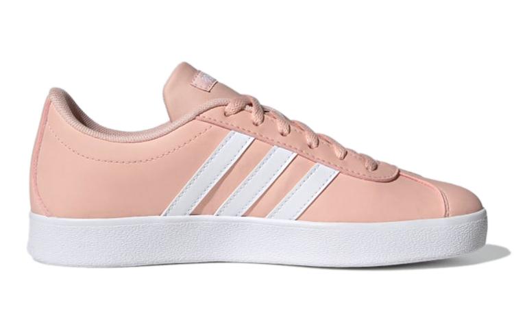 Adidas VL COURT 2.0 Abrasion Resistant Low top Kids' Skateboarding Shoes Pink Kids' GZ7661