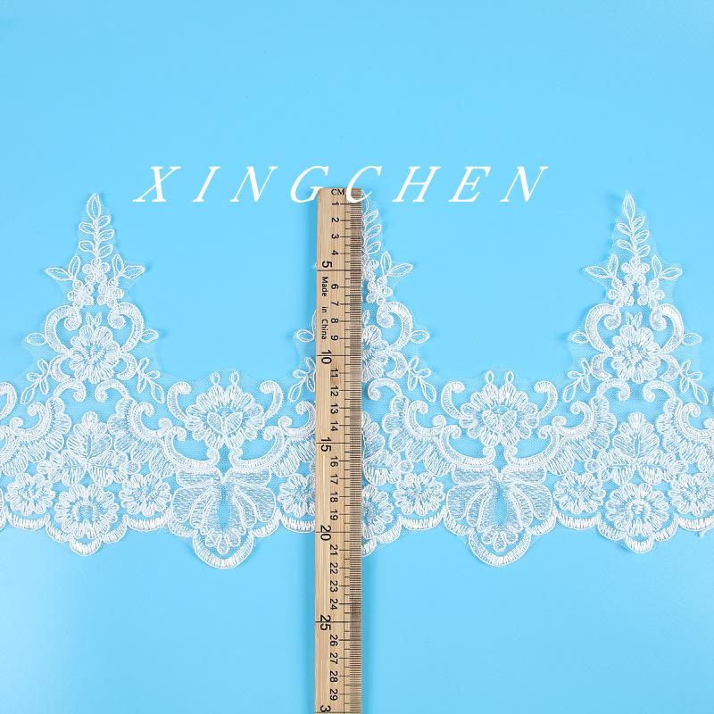

Width 22Cm Car Bone Lace Bridal Jewelry Wedding Dress Veil Watch Jewelry Clothing Accessories Materials White (width 22CM)