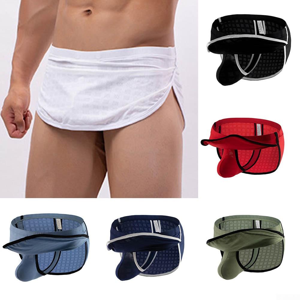 Men Underwear Thongs Pouch Shorts Size M-2XL Trunks