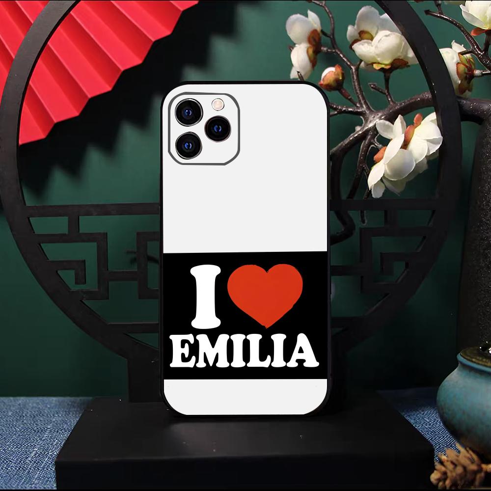 Emilia Mernes Phone Case For IPhone 17 Pro Max 16 15 14 Pro Max 13 11 X Xs Xr 8 7Plus Silicone Cover