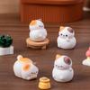 4Pcs/set Cartoon Cat Animal Miniatures Mini Figurine Resin Ornaments Fairy Garden Decoration Micro Landscape