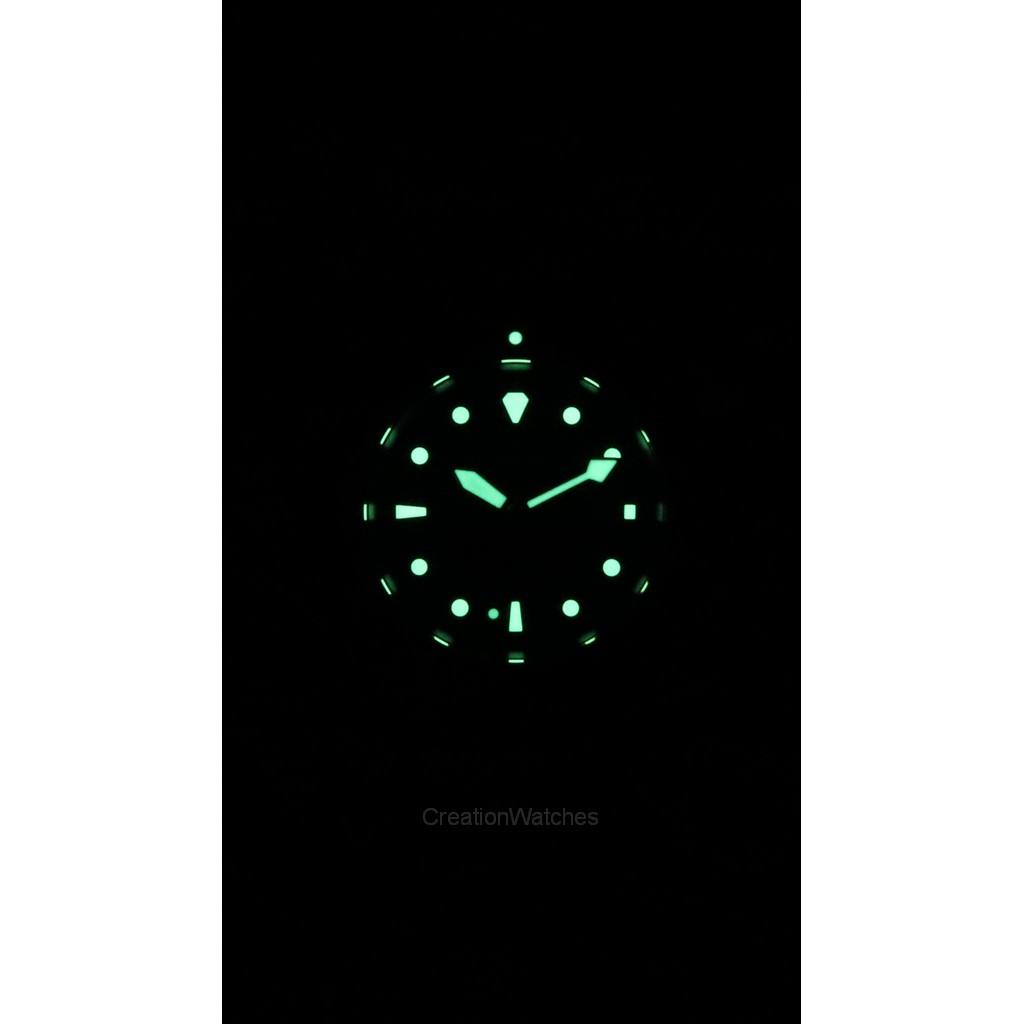 RATIO FreeDiver Saphir Edelstahl Schwarzes Zifferblatt Quarz RTFL800 200M Damenuhr