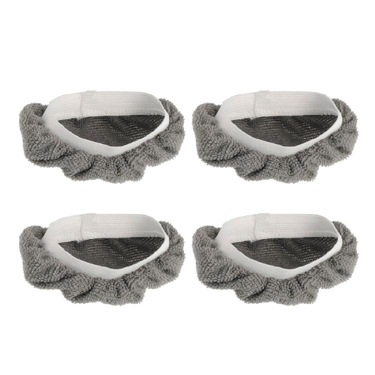 4 szt. Zmywalne nakładki do mopa parowego do ręcznego czyszczenia parowego, wielokrotnego użytku nakładki z mikrofibry do usuwania uporczywych plam, czyszczenia