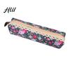 Dot Pencil Pouch Floral Canvas Case, Vintage Polka Pen Pouch, Texture Bag Large Capacity Stationery for Students, Office School Supplies Fabric