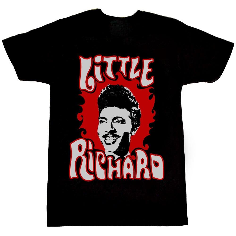 Vintage Little Richard Face To Face Cotton Black Full Size Men Women Shirt SE184 Unisex T-Shirt XL
