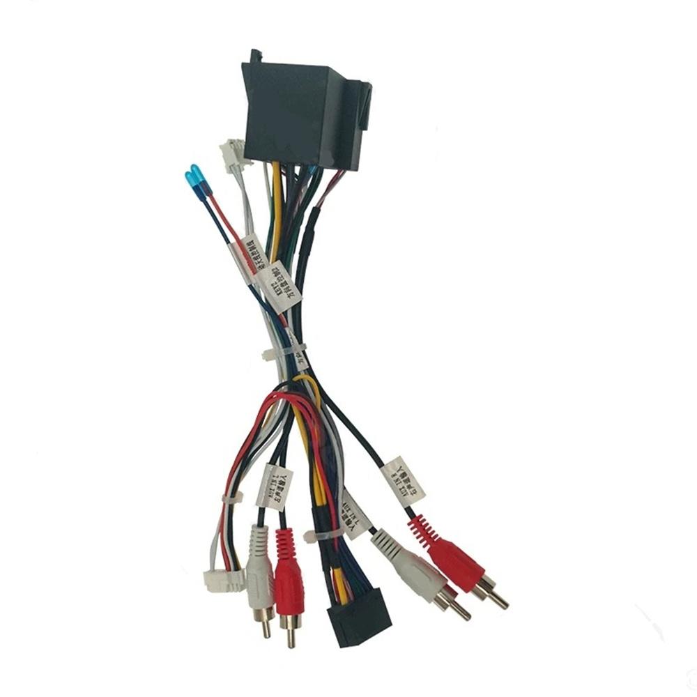 16-Pin Wiring Harness with Canbus Box For Old Fiat Doblo 500L Stereo DVD Player