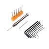 7Pcs/Set Alloy Steel Hexagon Wrench Hexagon Key Allen Wrench Hand Repair Tools 0.7Mm/0.9Mm/1.3Mm/1.5Mm/2Mm/2.5Mm/3Mm