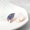 Summer Environmental Protection Brooch Personalized Dripping Oil Lighthouse Starry Sky Moon Sun Splicing Round Couple Brooch Brooch
