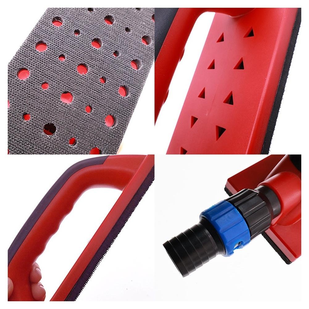 1pc 80x230mm EVA Manual Sanding Disc For Polishing Hand Sander With Ergonomic Grip For Woodworking Furniture Polishing
