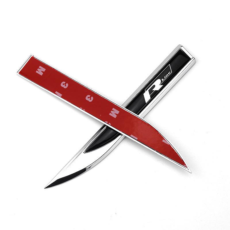 Volkswagen Sagitar Jetta Front Fender Metal Emblem Decorative Sticker