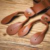 Retro Buttoned Suspenders British Style PU Leather Suspenders Casual Suspenders for Men  Men