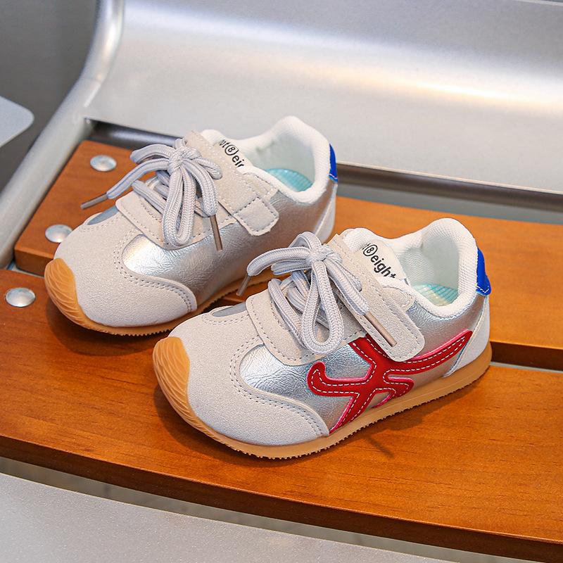 Girls shoes sneakers 2025 spring and autumn new boys Forrest Gump shoes breathable little white shoes
