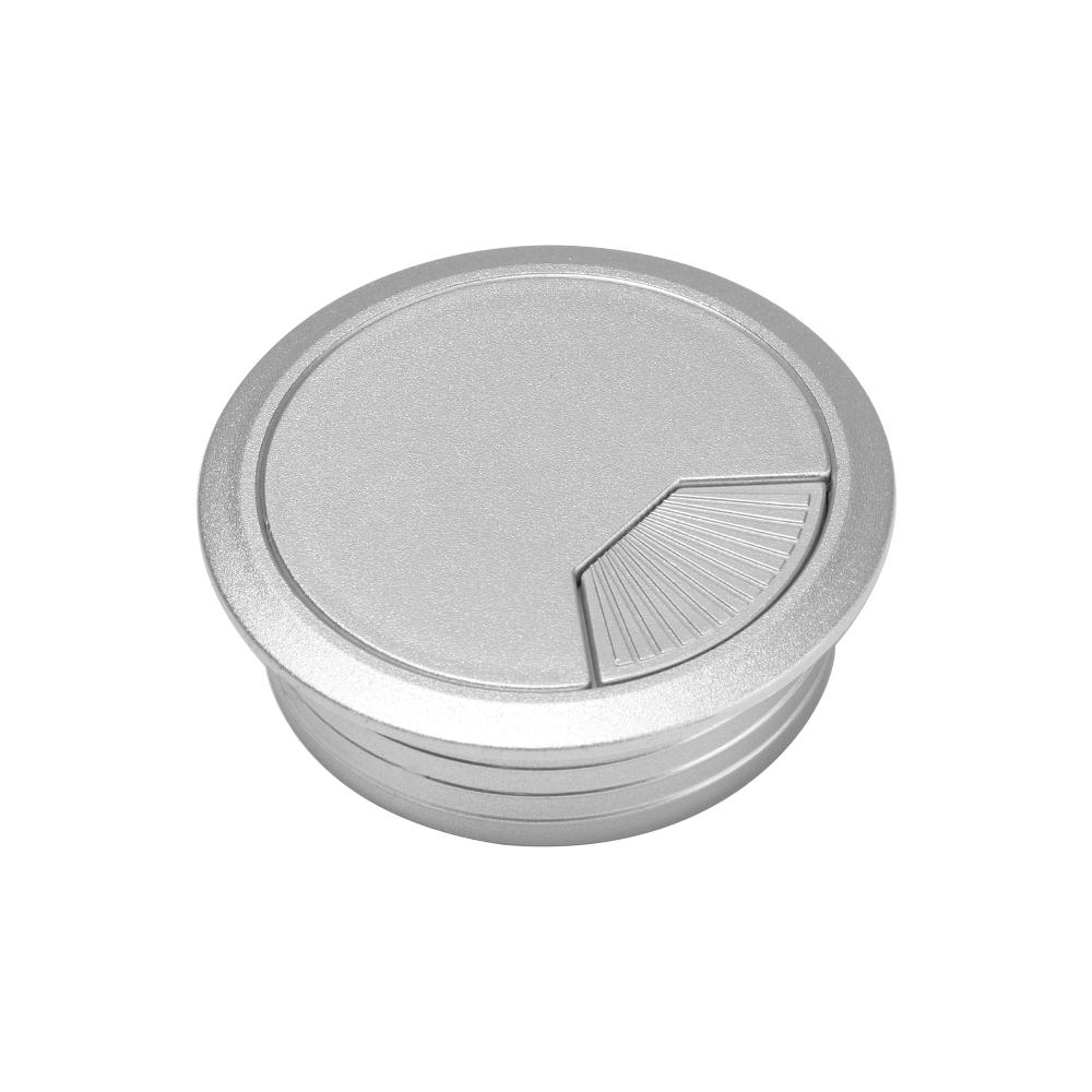 60/80mm Desk Table Plastic Cable Hole Cover PC Computer Desk Round Wire Tidy Grommet Cable Organizer