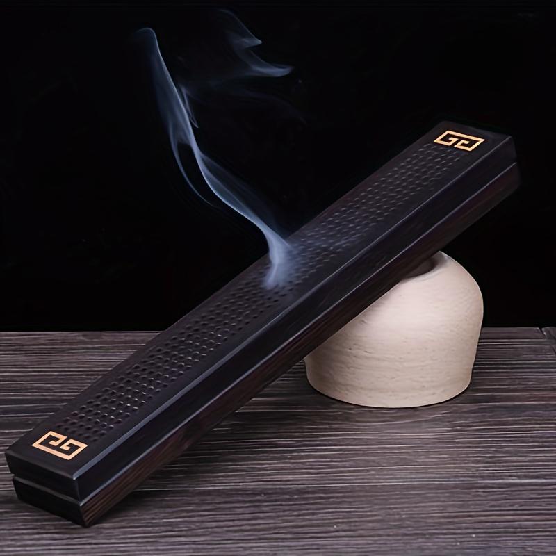 [Räuchergefäß] Handgefertigtes Kreatives Holz Aromatherapie Räucherstäbchenhalter Hohlräuchergefäß Holz Weihrauchbrenner Box