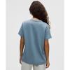 Lululemon All Yours Organic CoTTon Crewneck T shirT sTeel Blue