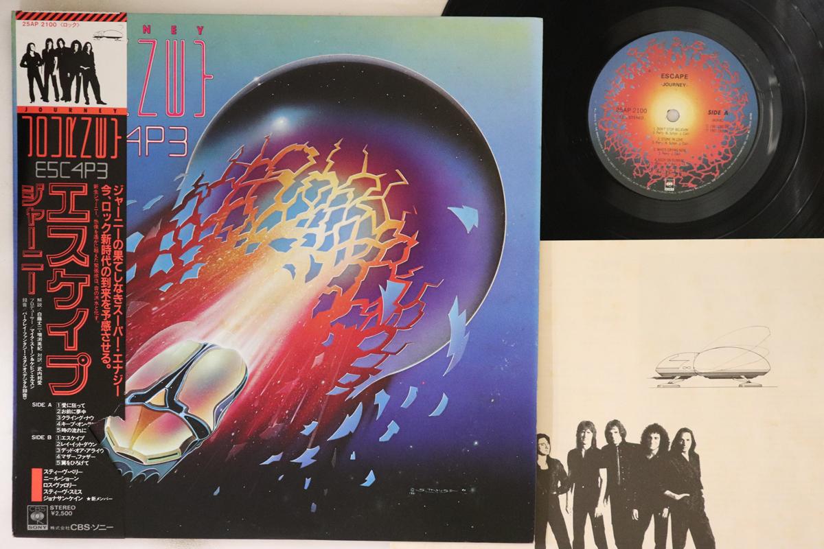 

LP Пластинка JOURNEY - Escape 25AP2100 CBS SONY 1981 Япония Оби Рок