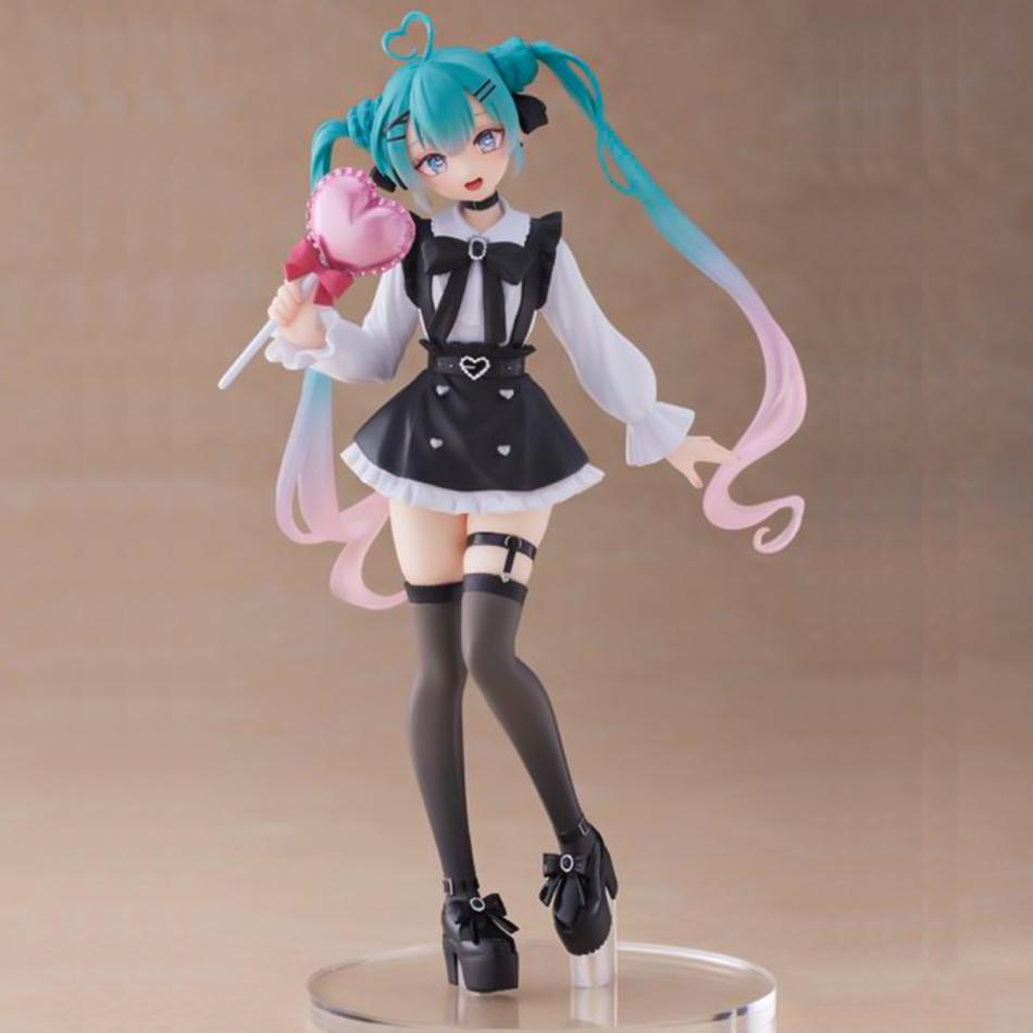 21cm Sexy Girl Hatsune Miku Anime Figure Fashion Subclture Miku Action Figure Christmas Gift PVC Collection Model Doll Toys