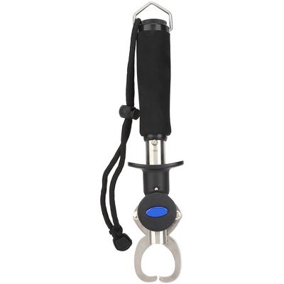 Alicate de isca de pesca de aço inoxidável de qualidade portátil controlador clipe de lábio de peixe acessório com cordão