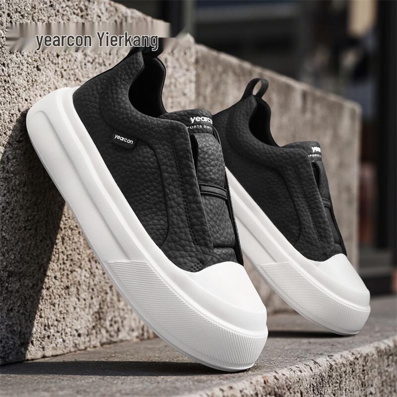 

Yearcon Men s Platform Slip-on Casual Sneakers 40