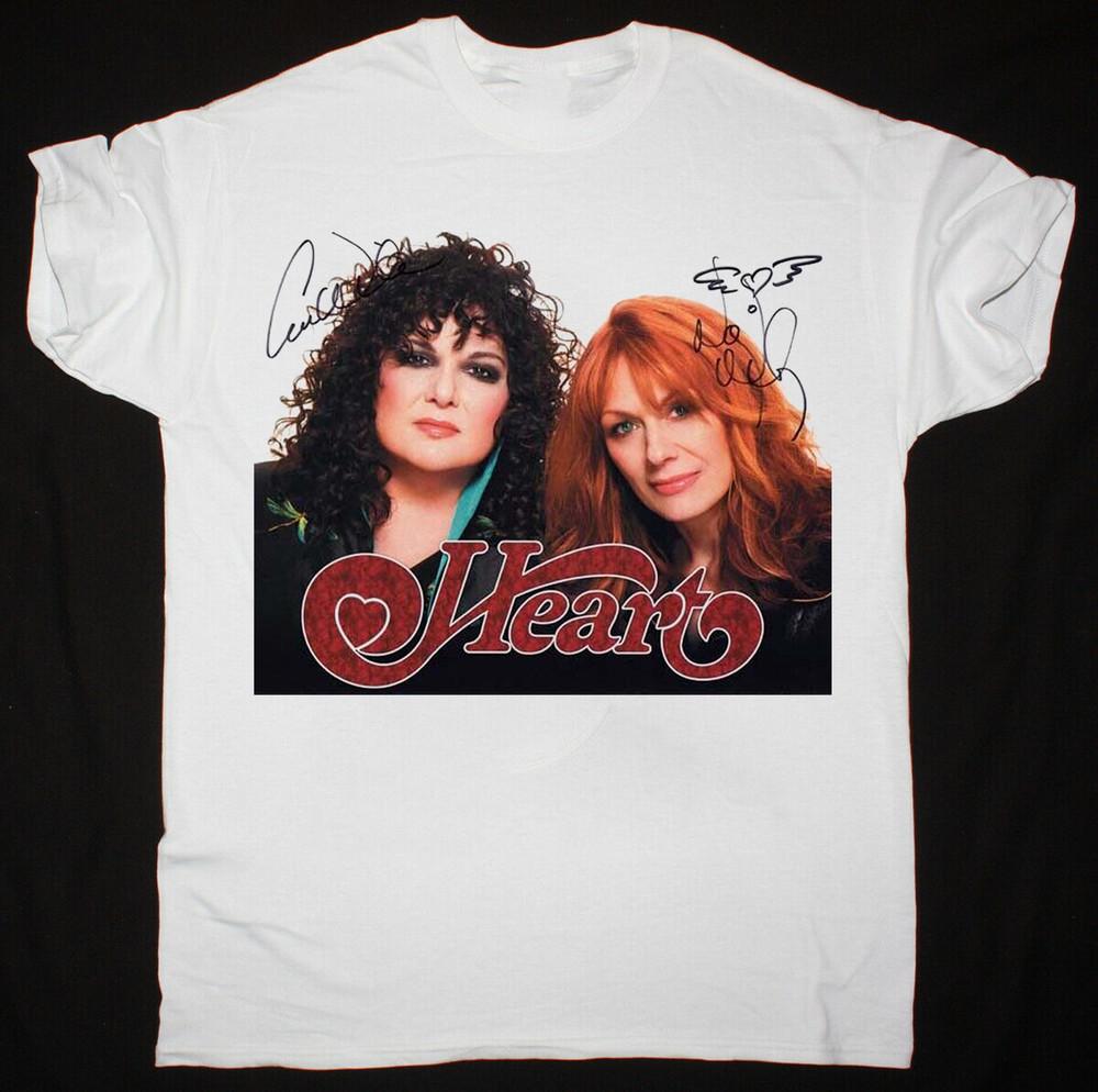 HEART ANN & NANCY WILSON White Shirt Men Size S-4XL GS023 Unisex T-Shirt