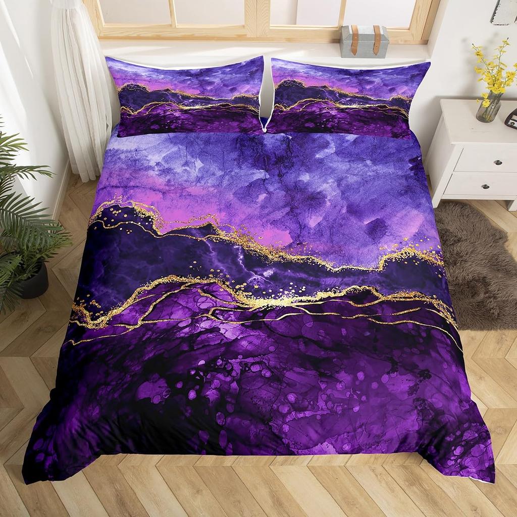 Abstract Art Duvet Cover Sets For Teens Queen Quilt Covers Lightweight Down Room Decor 2 Pillowcases 1 Duvet Cover No Comforter