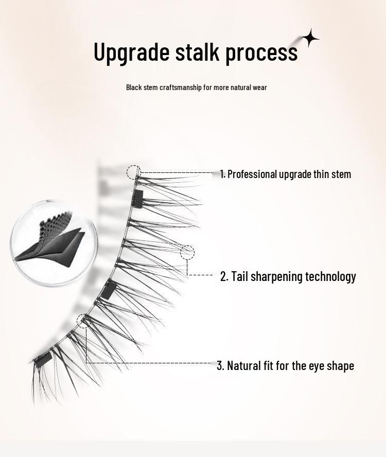 New Style Magnetic False Eyelashes Set: Voluminous In-Stock Eyelashes