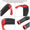 Electric Scooter Rubber Handlebar Grip Ergonomic Anti Skid Lock On Handle Cover Aluminum Alloy for Kaabo Wolf Modifited Parts
