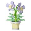 Fiori con mattoncini pianta in vaso assemblaggio giocattolo decorazione pianta in vaso a micro particelle giocattolo per bambini regalo