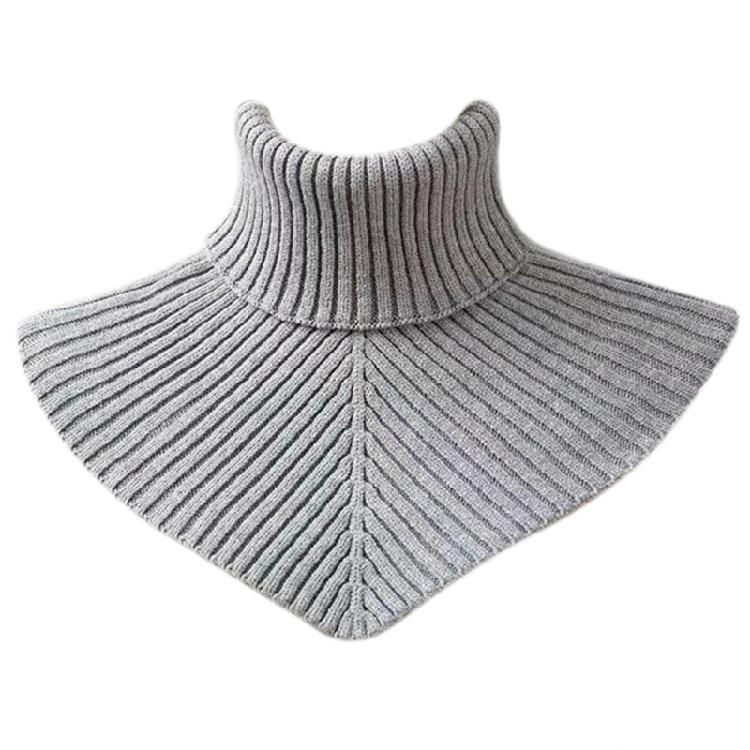 Outdoor Neck Guard Neckerchief Unisex Lining Soft High Collar Windproof Scarf for Office or Parties